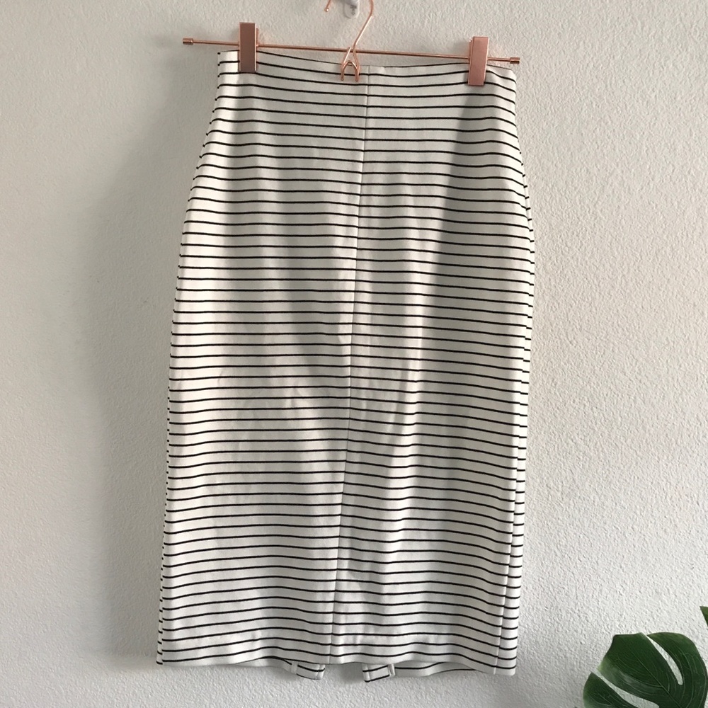 Amanda Uprichard striped pencil skirt